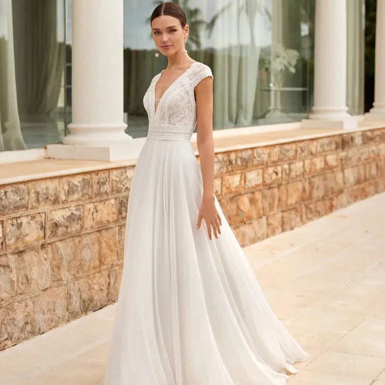 Robe de Mariée Bohème Grande Taille - Robe de mariée bohème