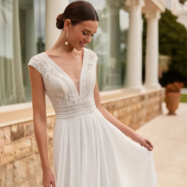 Robe de Mariée Bohème Grande Taille - Robe de mariée bohème