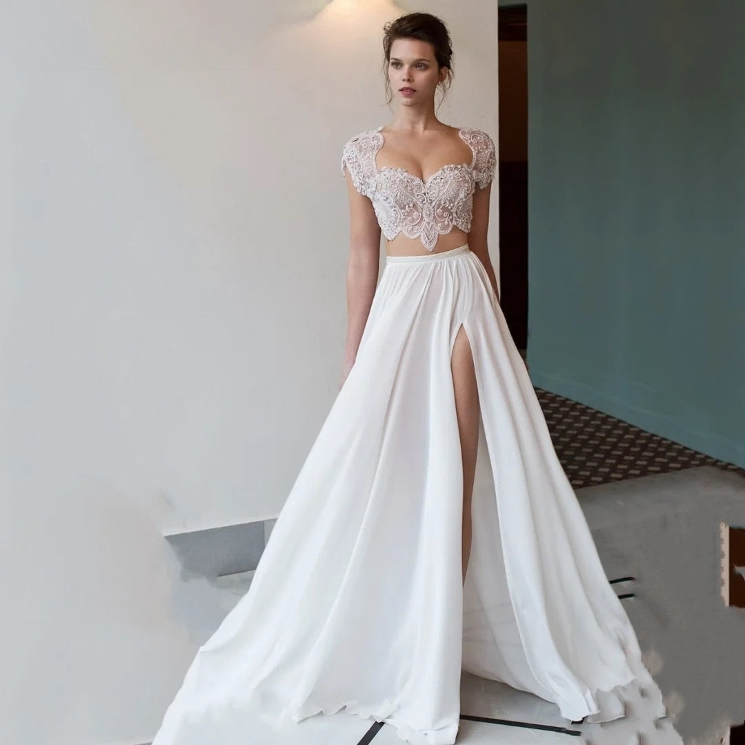 Robe de Mariée Boheme Femme Ronde - Robe de mariée bohème