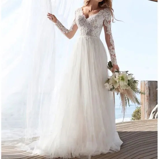 Robe de Mariée Bohème Chic Pas Cher - Robe de mariée bohème