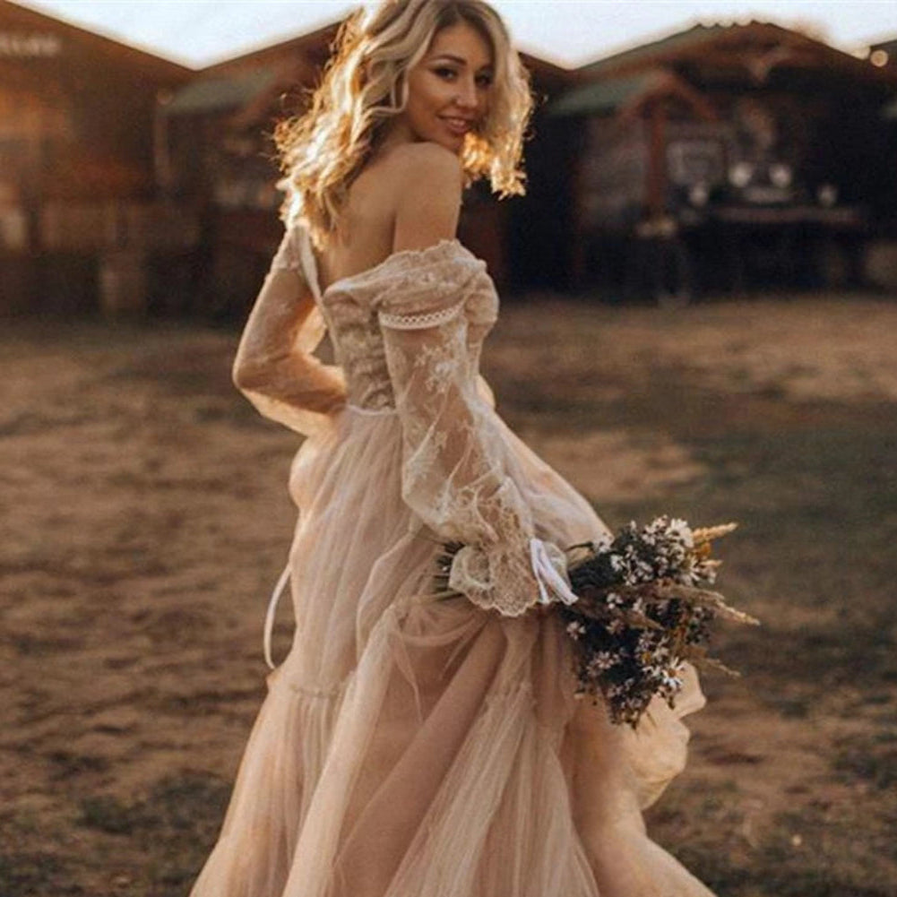 Robe de Mariée Rétro Bohème | Robe de Mariée Bohème