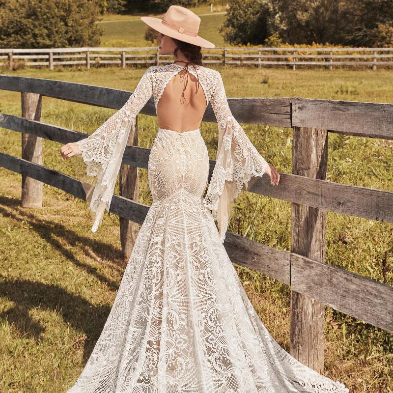 Robe de Mariée Bohème Hippie - Robe de mariée bohème