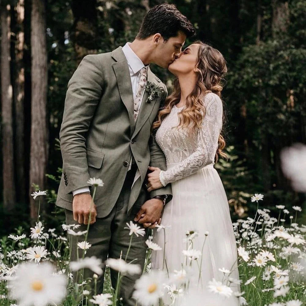 Robe de Mariée Dos Dentelle Boheme - Robe de mariée bohème