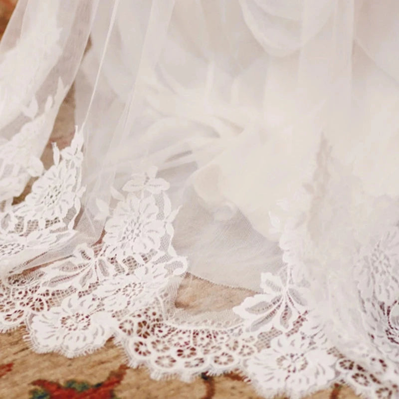 Voile de mariée dentelle ancienne