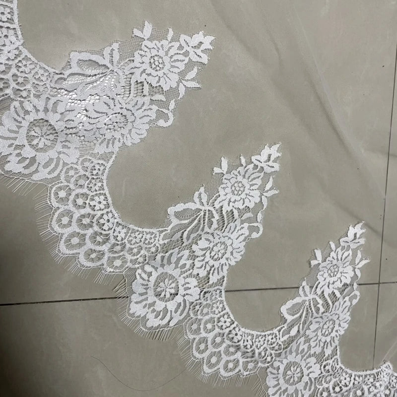 Voile de mariée dentelle ancienne