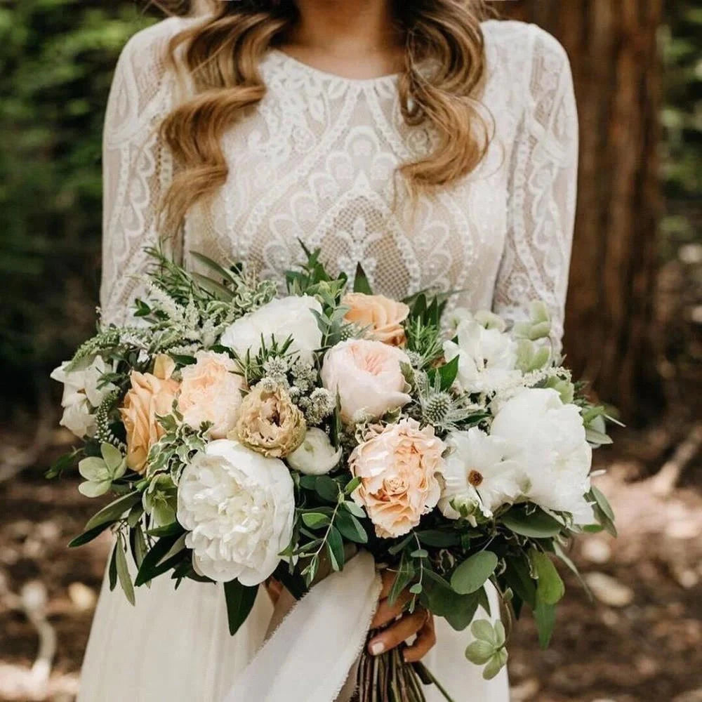 Robe de Mariée Dos Dentelle Boheme - Robe de mariée bohème