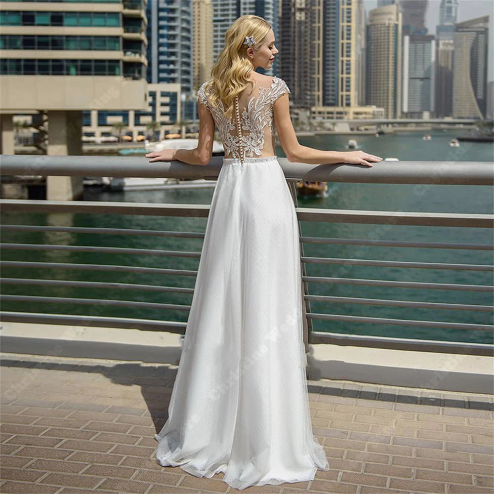 Robe de Mariée Bohème Fendue | Robe de Mariée Bohème