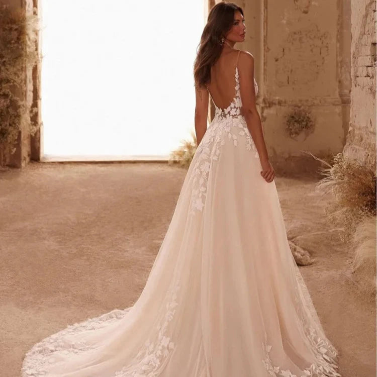 Robe de Mariée Trapèze Bohème | Robe de Mariée Bohème