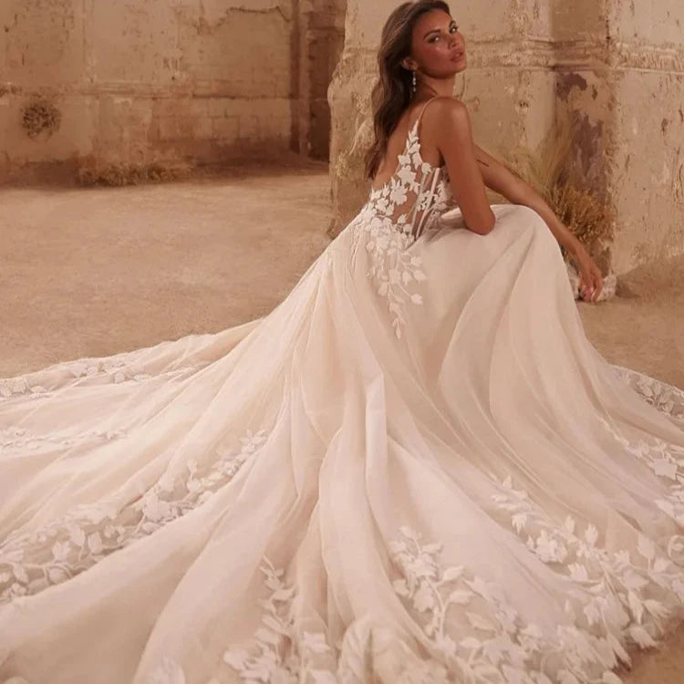 Robe de Mariée Trapèze Bohème - Robe de mariée bohème