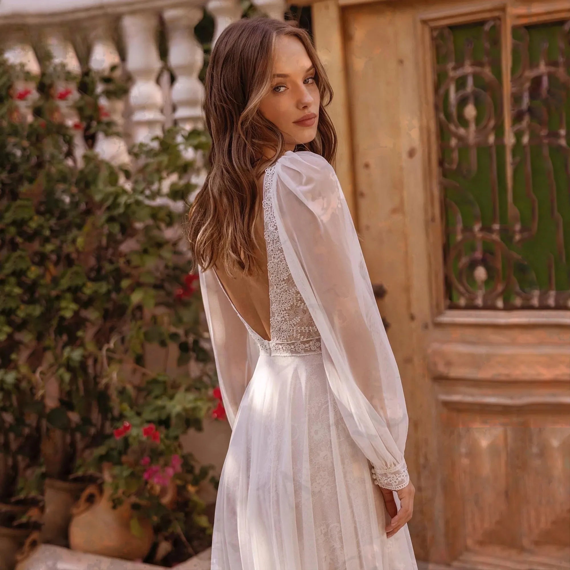 Robe de Mariée Style Empire Boheme - Robe de mariée bohème