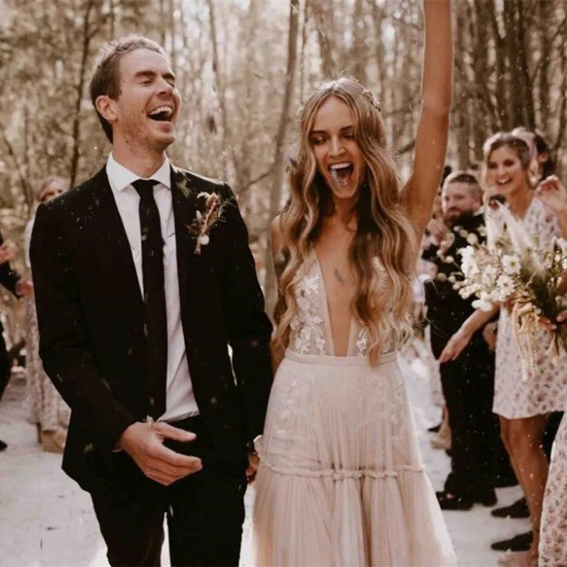 Robe de Mariée Bohème Vintage - Robe de mariée bohème
