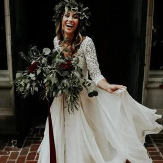 Robe de Mariée 2 Pièces Bohème - Robe de mariée bohème