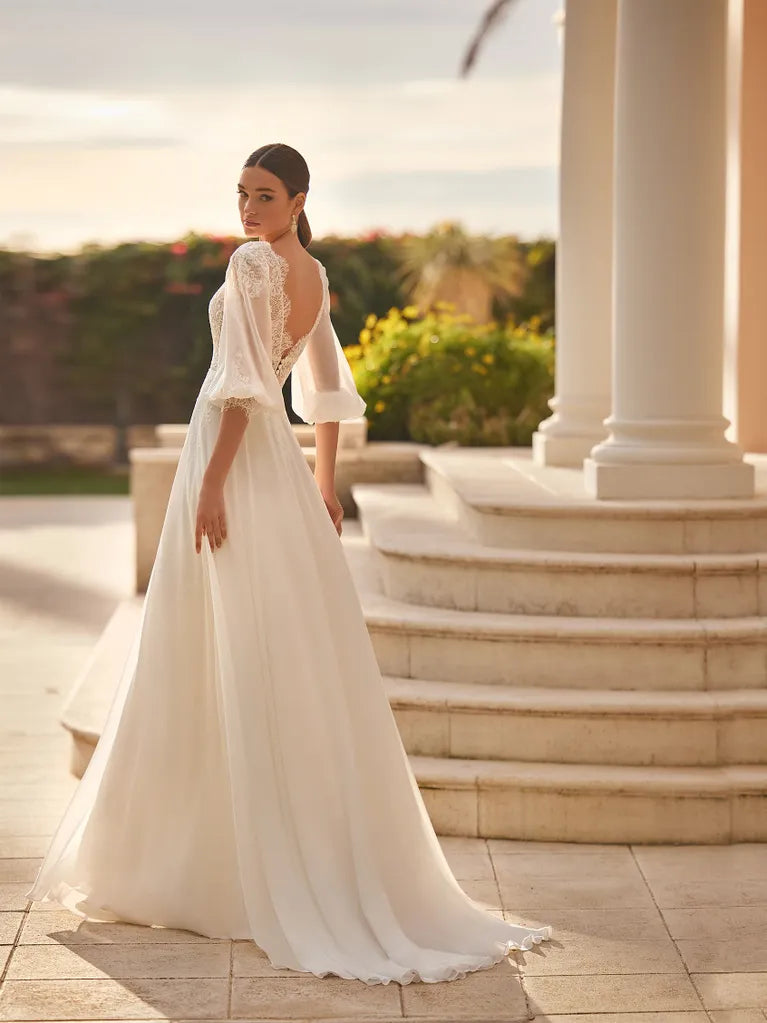 Champetre Robe de Mariée Bohème Chic - Robe de mariée bohème
