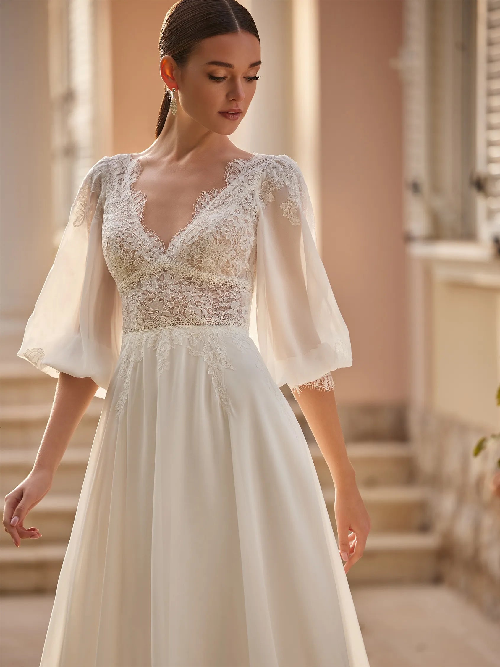 Champetre Robe de Mariée Bohème Chic - Robe de mariée bohème